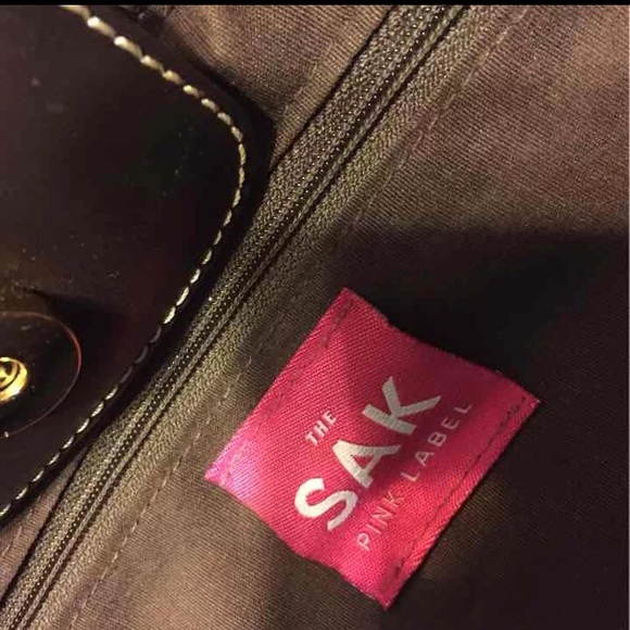 The SAK Brand tapestry handbag-suede trim- EUC - Picture 2 of 2